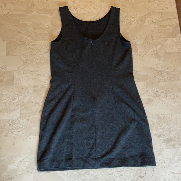 JCrew Dark Heathered Grey Sleeveless Dress - Picture 3 of 4